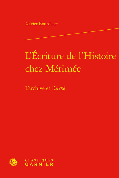 Picture of L'Écriture de l'Histoire chez Mérimée