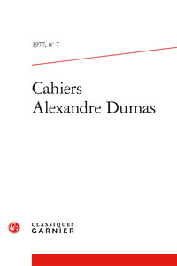 Picture of Cahiers Alexandre Dumas
