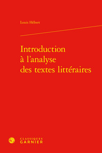 Picture of Introduction à l'analyse des textes littéraires