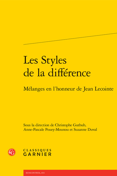 Image de Les Styles de la différence