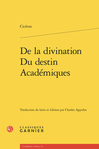 Picture of De la divination - Du destin - Académiques