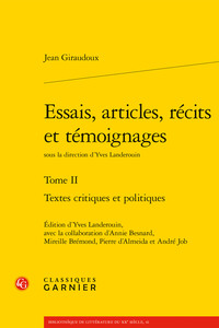 Picture of Essais, articles, récits et témoignages