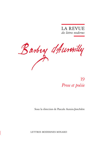 Picture of La Revue des lettres modernes