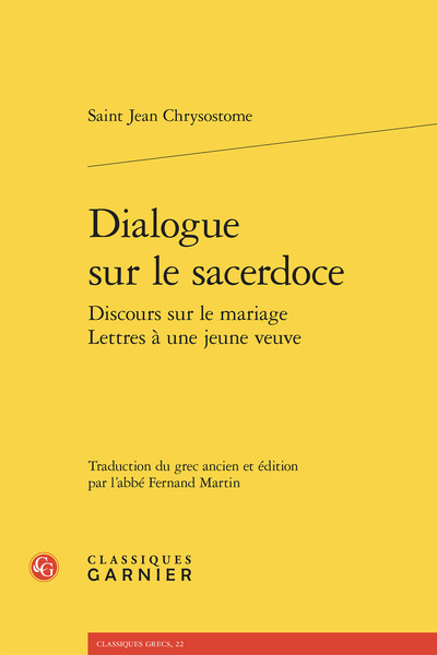 Image de Dialogue sur le sacerdoce