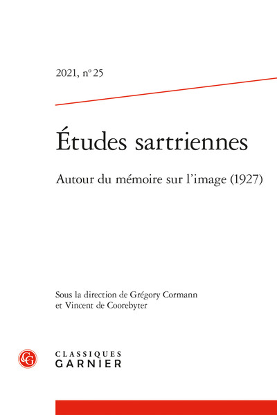 Picture of Études sartriennes