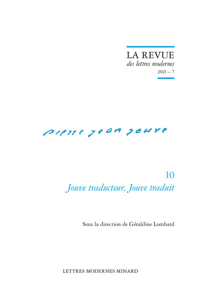 Image de La Revue des lettres modernes