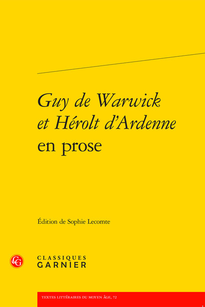 Picture of Guy de Warwick et Hérolt d'Ardenne en prose