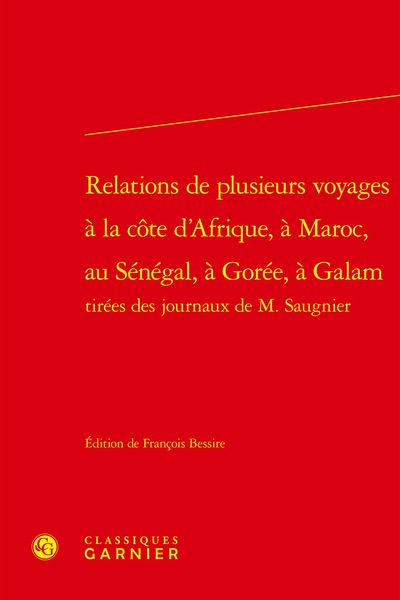Picture of Relations de plusieurs voyages à la côte d'Afrique, à Maroc, au Sénégal, à Gorée, à Galam