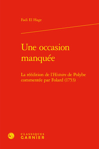 Picture of Une occasion manquée