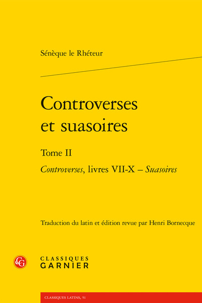 Image de Controverses et Suasoires