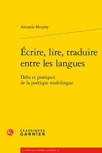 Picture of Écrire, lire, traduire entre les langues