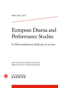Image de European Drama and Performance Studies