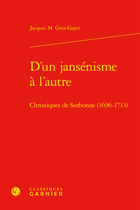 Picture of D'un jansénisme à l'autre