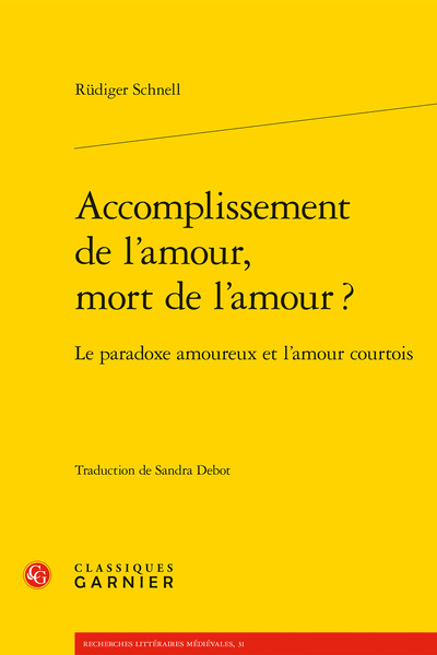 Picture of Accomplissement de l'amour, mort de l'amour ?