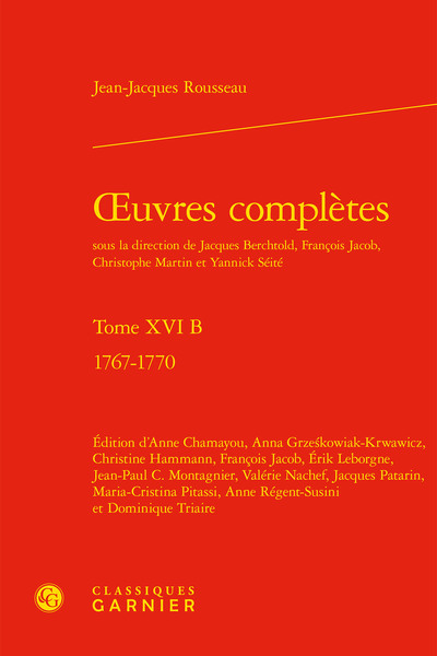 Picture of oeuvres complètes