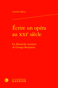 Picture of Écrire un opéra au XXIe siècle