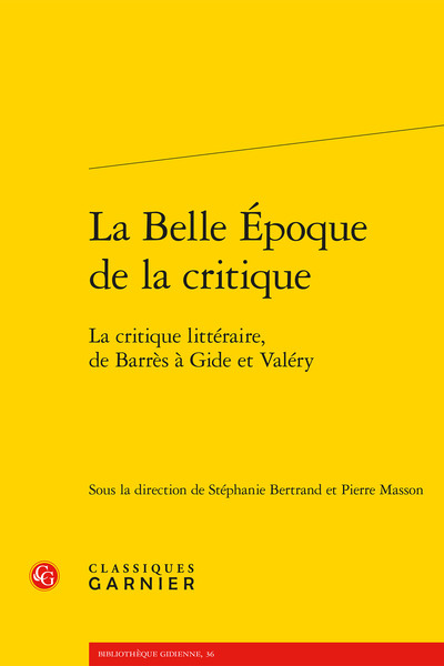 Image de La Belle Époque de la critique
