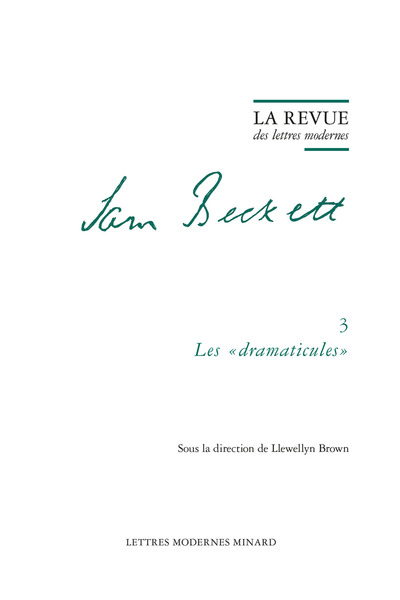 Picture of La Revue des lettres modernes