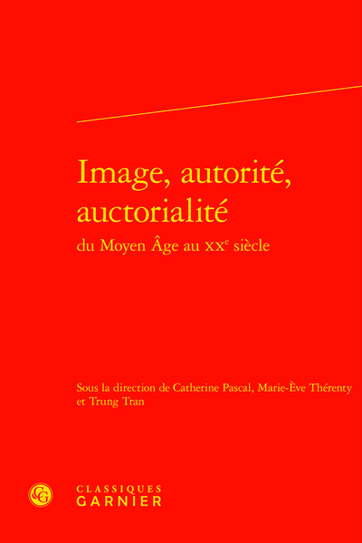 Picture of Image, autorité, auctorialité