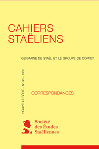 Picture of Cahiers staëliens