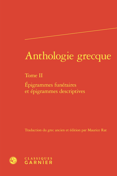 Picture of Anthologie grecque