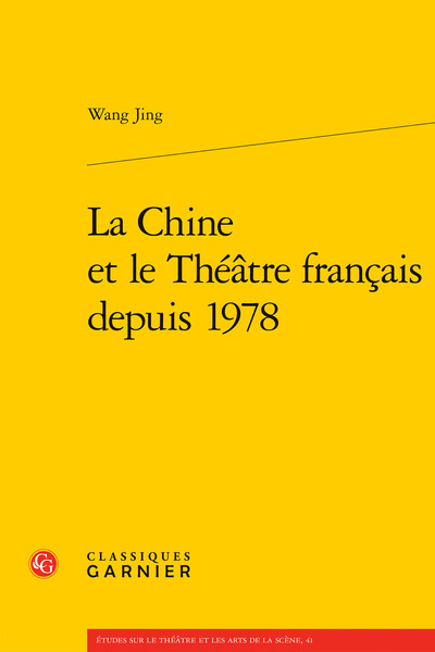 Picture of La Chine et le Théâtre français depuis 1978