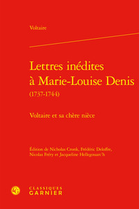 Picture of Lettres inédites à Marie-Louise Denis