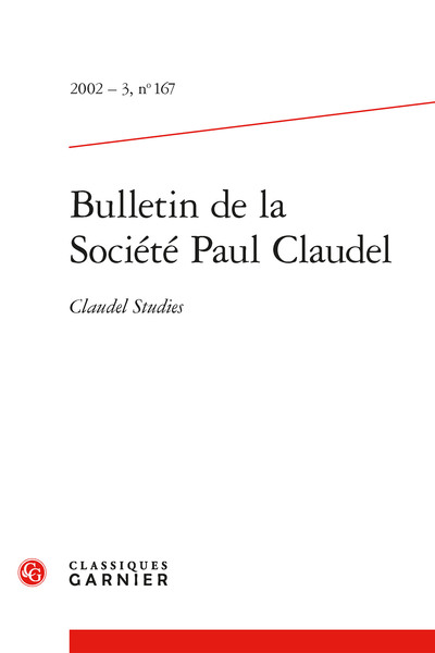 Picture of Bulletin de la Société Paul Claudel