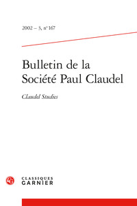 Picture of Bulletin de la Société Paul Claudel