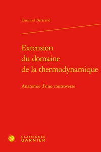 Picture of Extension du domaine de la thermodynamique