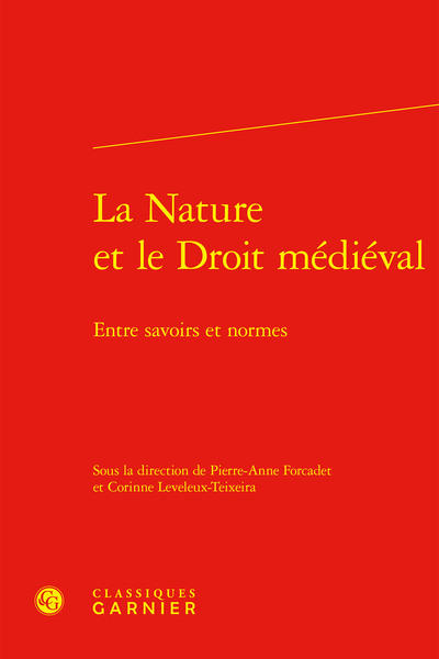 Picture of La Nature et le Droit médiéval