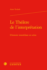 Image de Le Théâtre de l'interprétation