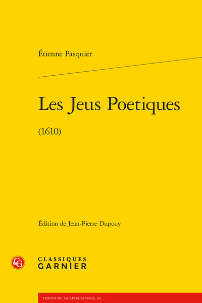 Picture of Les Jeus Poetiques