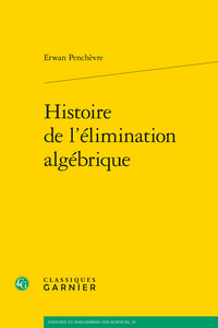 Image de Histoire de l'élimination algébrique