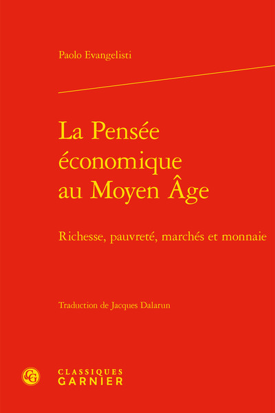 Picture of La Pensée économique au Moyen Âge