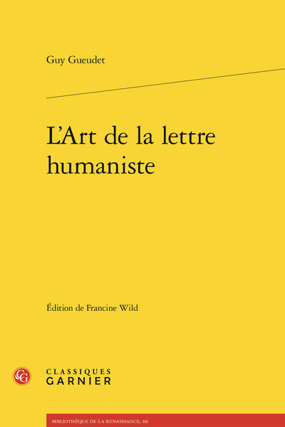 Picture of L'Art de la lettre humaniste