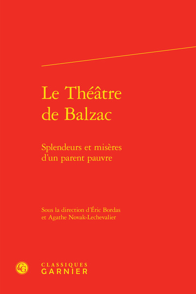 Image de Le Théâtre de Balzac