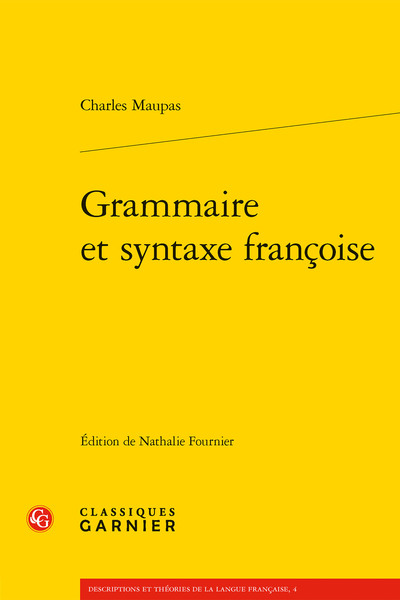 Image de Grammaire et syntaxe françoise