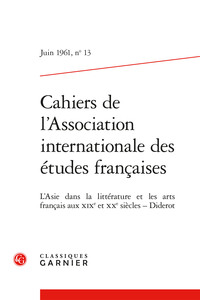 Picture of Cahiers de l'Association internationale des études françaises