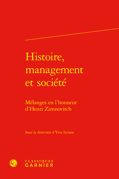 Picture of Histoire, management et société