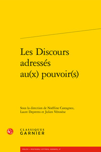 Picture of Les Discours adressés au(x) pouvoir(s)