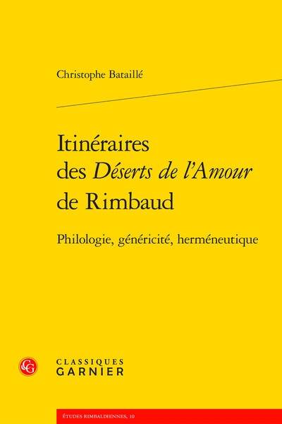 Image de Itinéraires des Déserts de l'Amour de Rimbaud