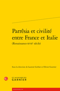 Image de Parrêsia et civilité entre France et Italie