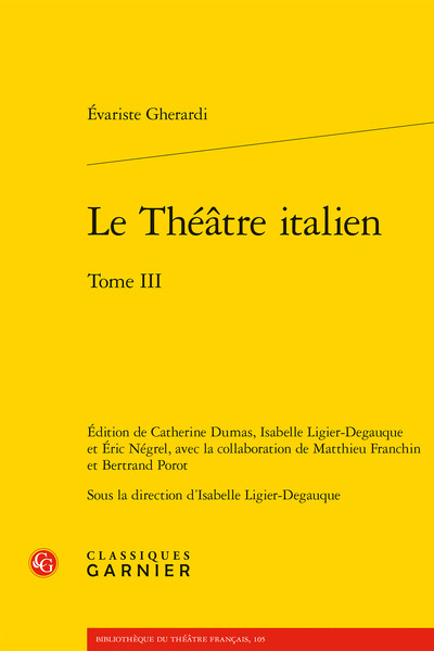 Picture of Le Théâtre italien