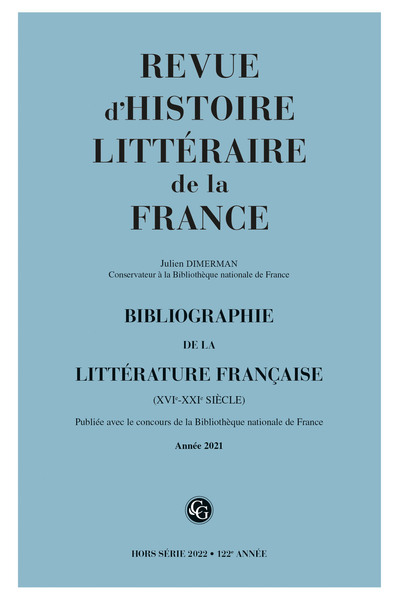 Picture of Bibliographie de la littérature française