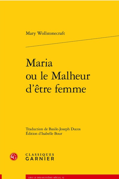 Picture of Maria ou le Malheur d'être femme