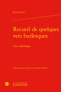 Picture of Recueil de quelques vers burlesques