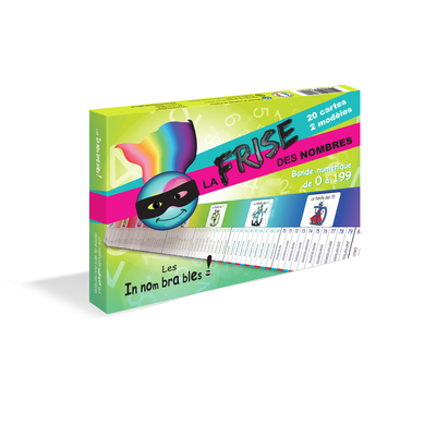 Image de La frise des nombres. Bande numérique de 0 à199. Les Innombrables.