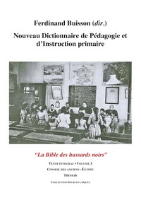 Image de Nouveau Dictionnaire de Pédagogie et d'instruction primaire volume 3 (Conseil - Égypte)