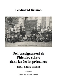 Picture of De l'enseignement de l'histoire sainte dans les écoles primaires